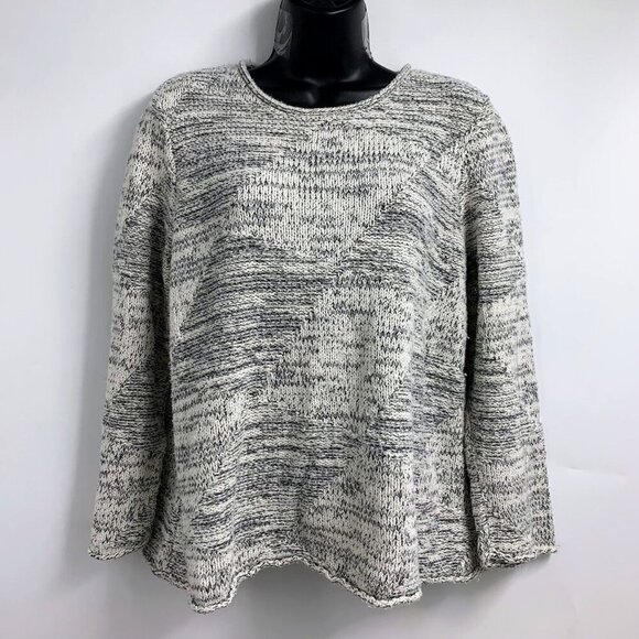 Habitat Women's Rolled Neck Raglan Knit Heathered‎ Long Sleeve Sweater Size M - Picture 1 of 12
